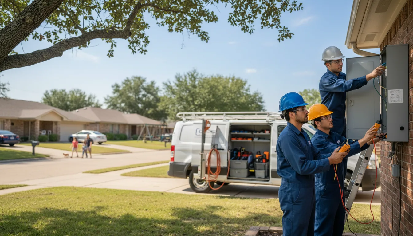 Certified electrician providing emergency electrical services in Westport, SD